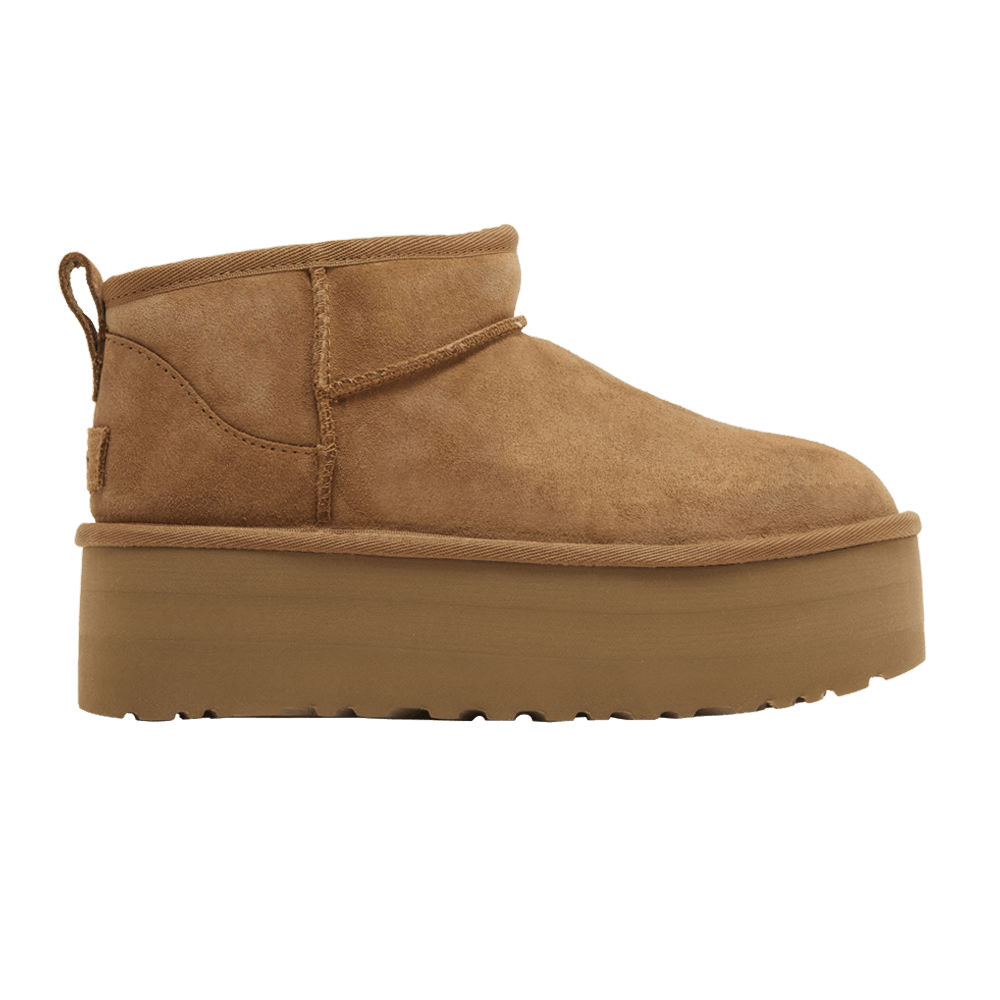 UGG CLASSIC ULTRA MINI PLATFORM BOOT CHESTNUT (WOMEN&