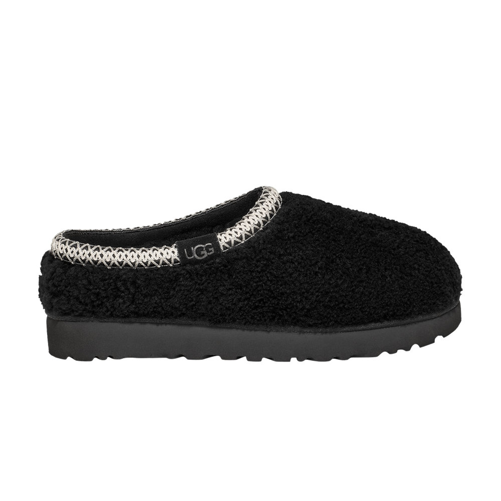 UGG TASMAN MAXI CURLY SLIPPER BLACK (WOMEN&