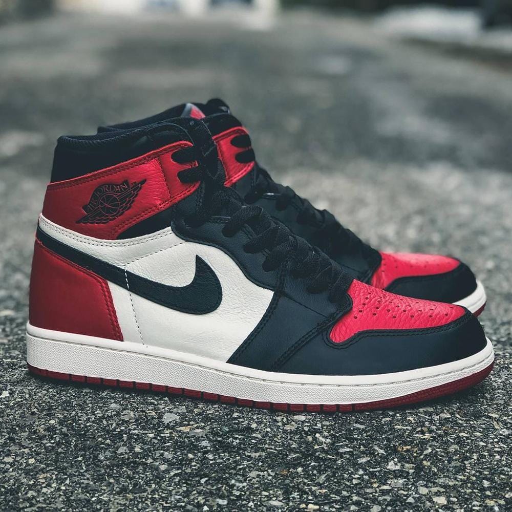 AIR JORDAN 1 RETRO HIGH OG GS "BRED TOE"