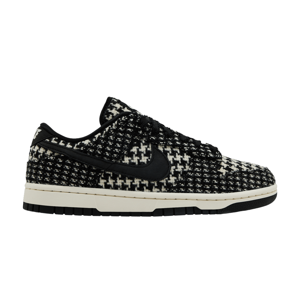 NIKE DUNK LOW HARRIS TWEED WHITE BLACK MULTI (WOMEN&