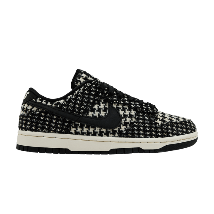 NIKE DUNK LOW HARRIS TWEED WHITE BLACK MULTI (WOMEN&