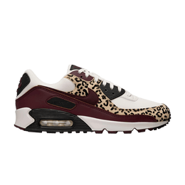 NIKE AIR MAX 90 LEOPARD BURGUNDY (WOMEN'S)