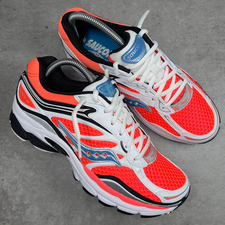 SAUCONY PROGRID OMNI 9 SPEED SHADES SILVER ORANGE
