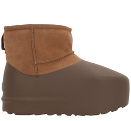 UGG CLASSIC MINI PUMPED MOLDED BOOT CHESTNUT