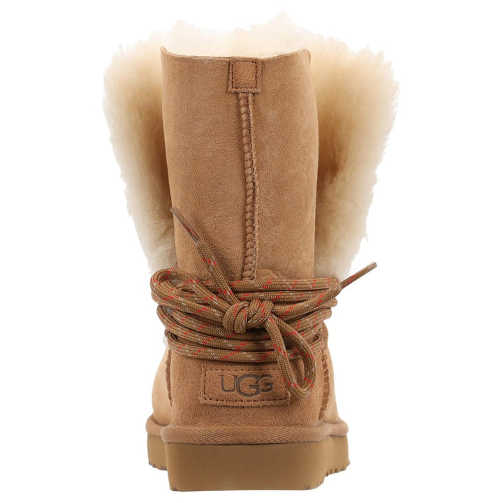 UGG BAILEY TIE BOOT CHESTNUT (WOMEN&