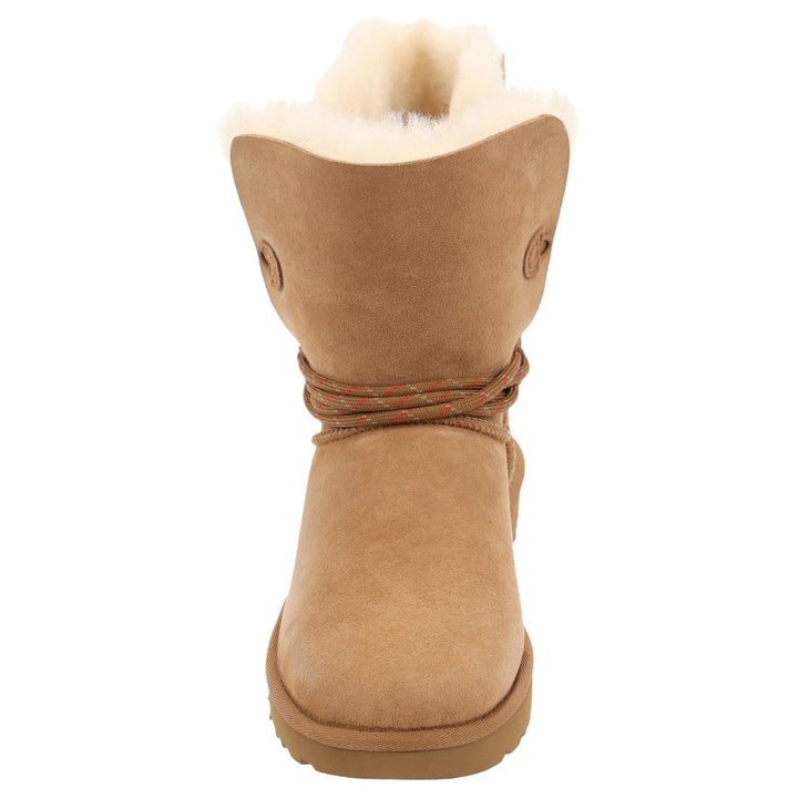 UGG BAILEY TIE BOOT CHESTNUT (WOMEN&