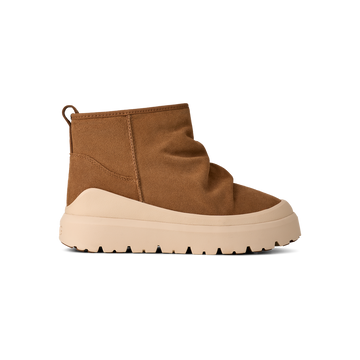 UGG HERITAGE UTILITY MINI BOOT CHESTNUT WHITECAP — Stock