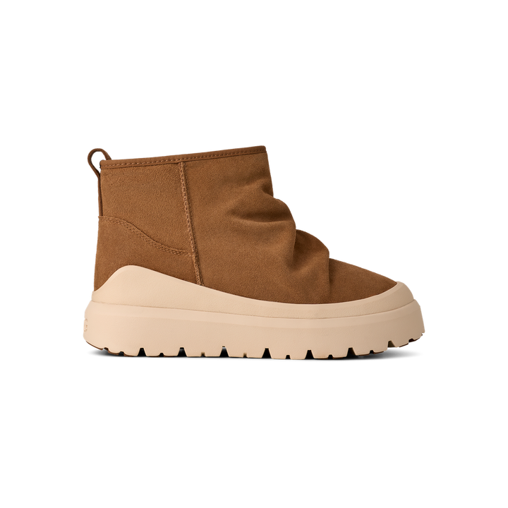 UGG HERITAGE UTILITY MINI BOOT CHESTNUT WHITECAP