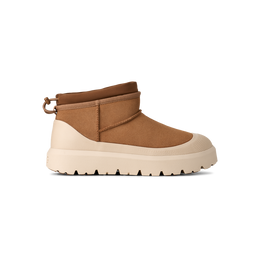 UGG CLASSIC ULTRA MINI WEATHER HYBRID BOOT CHESTNUT WHITECAP