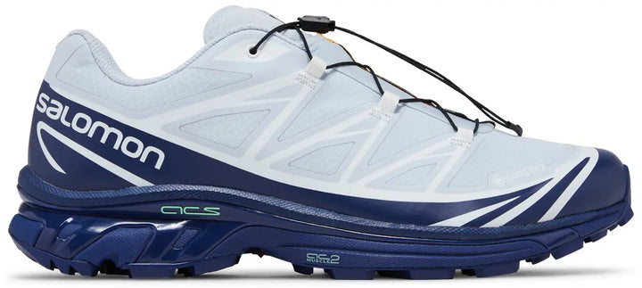 SALOMON XT-6 GORE-TEX BLUE PRINT HEATHER WHITE