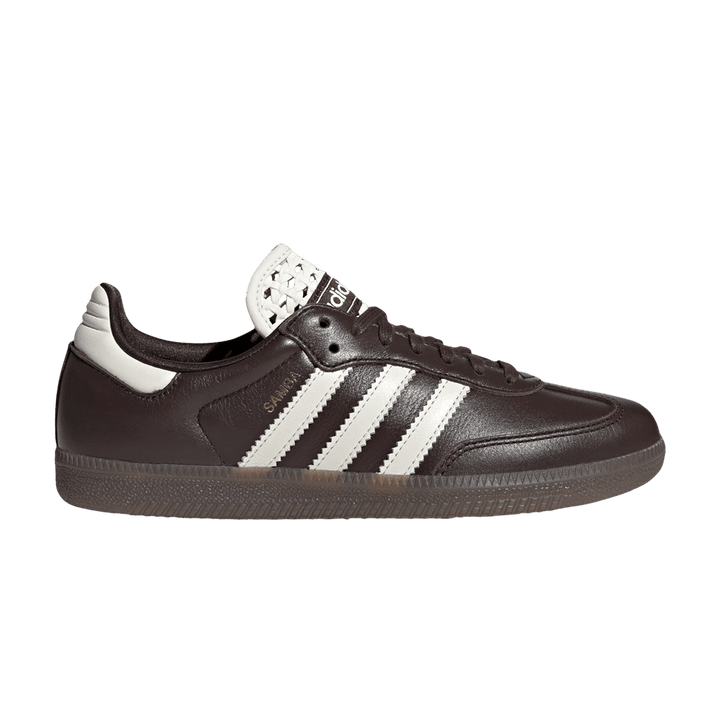ADIDAS SAMBA OG BASKETWEAVE TONGUE AURORA COFFEE OFF WHITE (WOMEN&