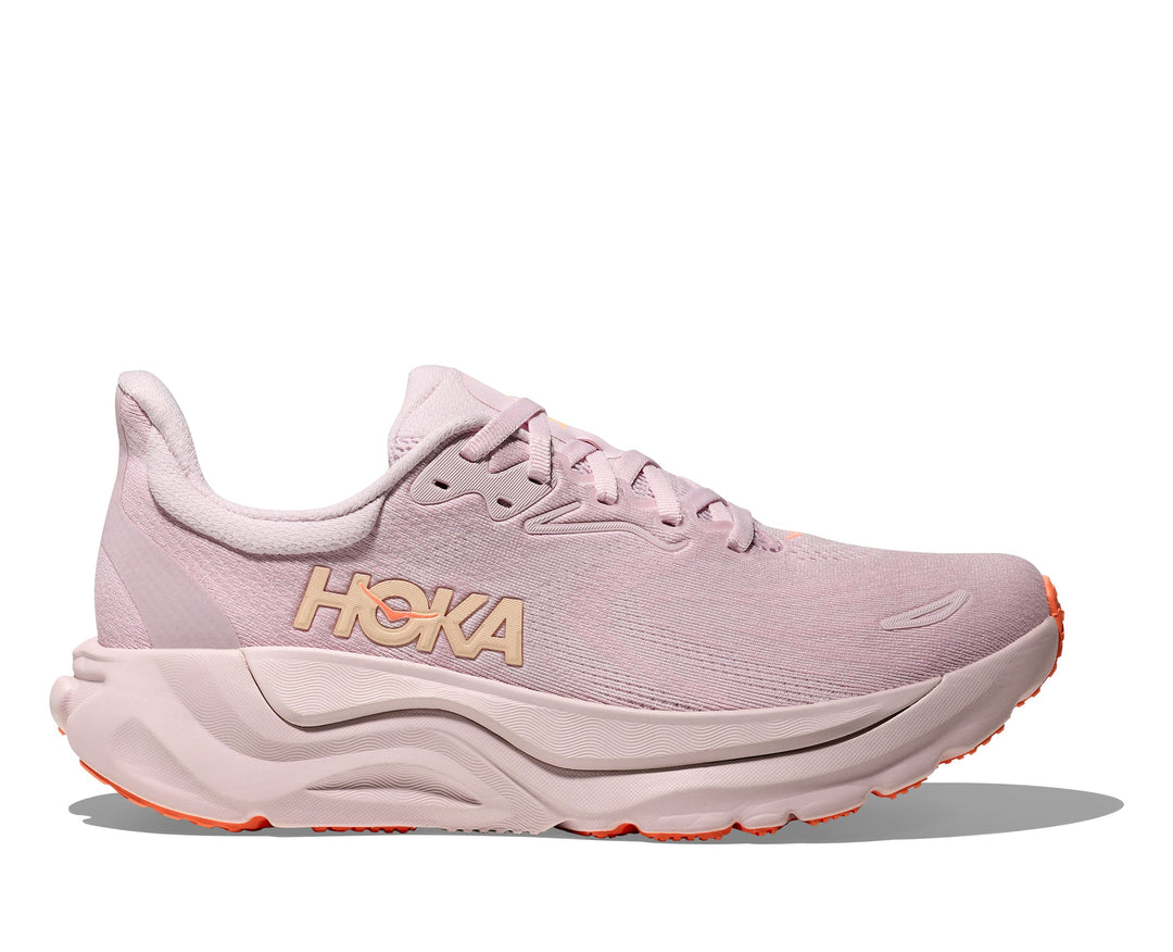HOKA ONE ONE ARAHI 8 LILAC CREAM NEON CANTALOUPE WOMENS — Stock #1