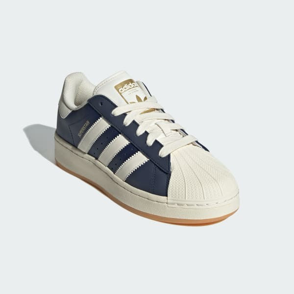 ADIDAS SUPERSTAR XLG NIGHT INDIGO CREAM WHITE GUM WOMENS