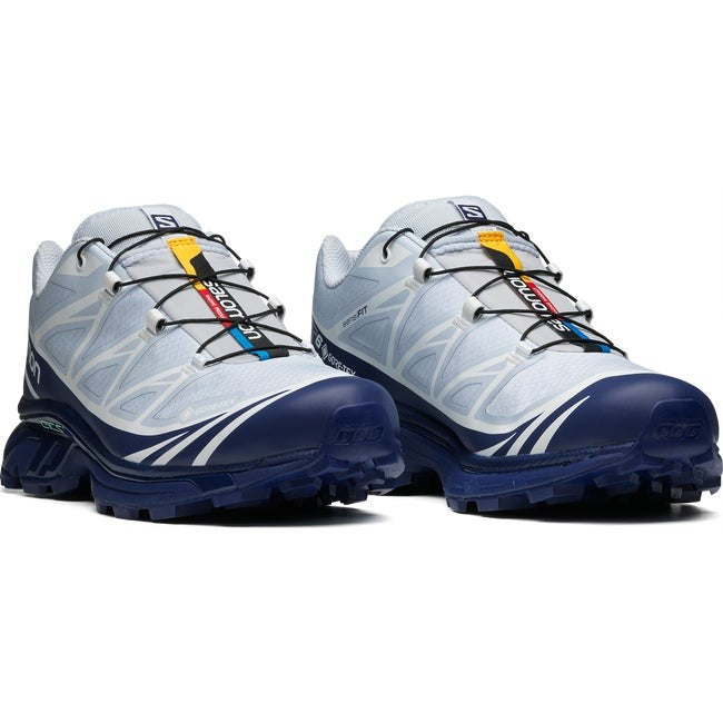 SALOMON XT-6 GORE-TEX BLUE PRINT HEATHER WHITE