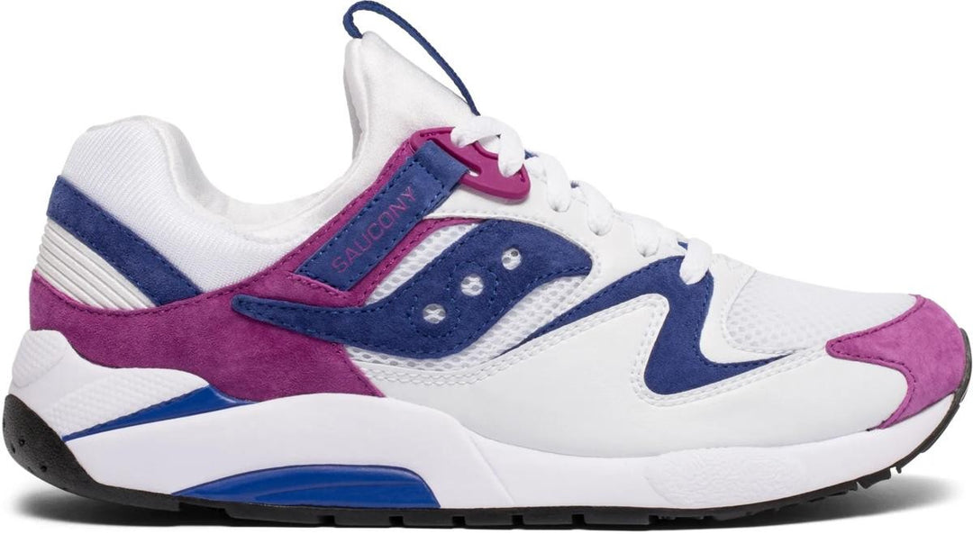 SAUCONY GRID 9000 WHITE PURPLE
