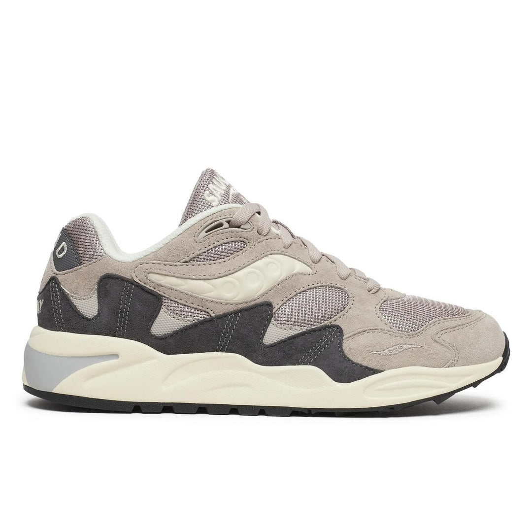 SAUCONY GRID SHADOW 2 ESSENTIAL GREY CREAM — Stock 