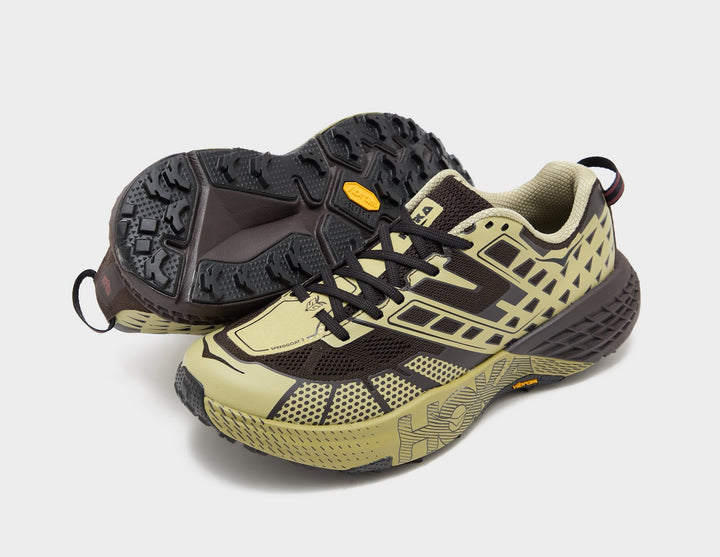 HOKA SPEEDGOAT 2 OLIVE BROWN TWO-TONE