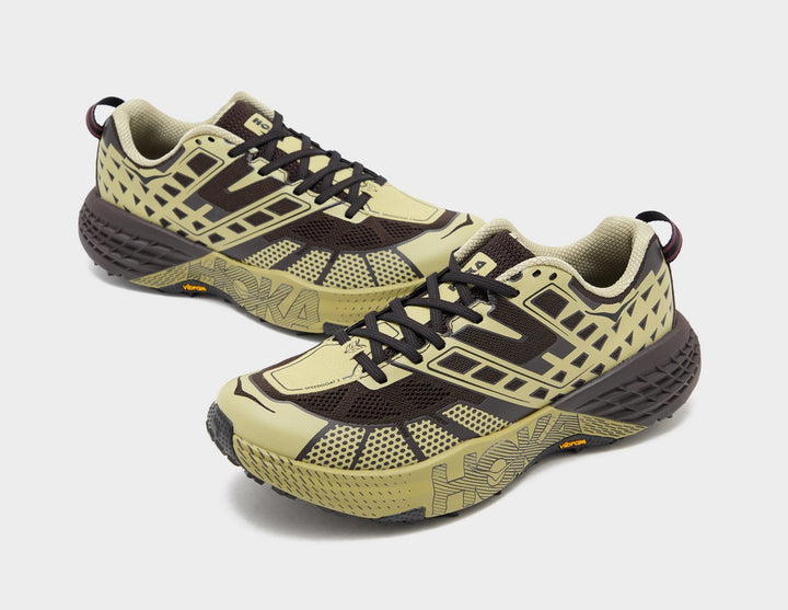 HOKA SPEEDGOAT 2 OLIVE BROWN TWO-TONE