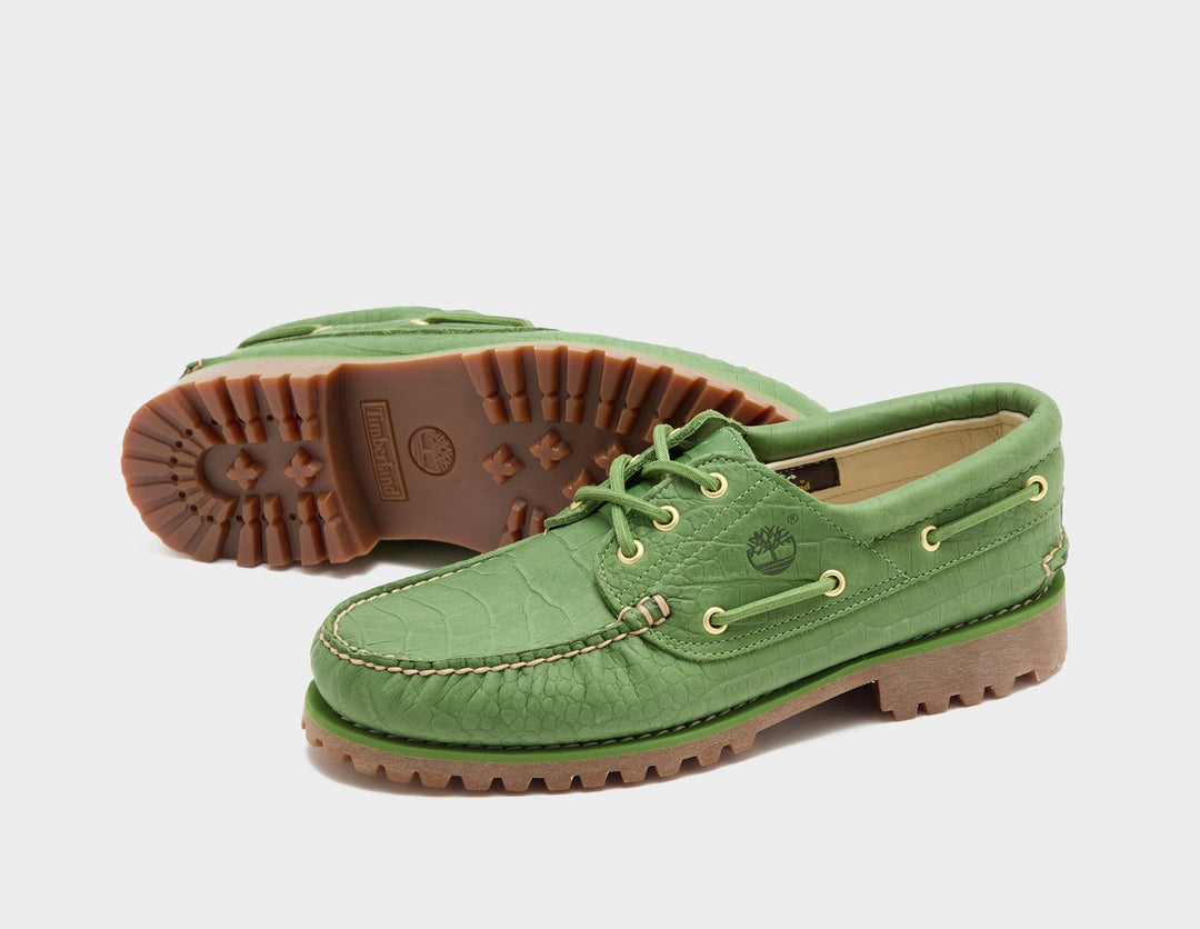 TIMBERLAND 3 EYE AUTHENTIC BOAT SHOE GREEN