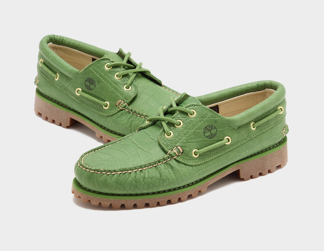 TIMBERLAND 3 EYE AUTHENTIC BOAT SHOE GREEN