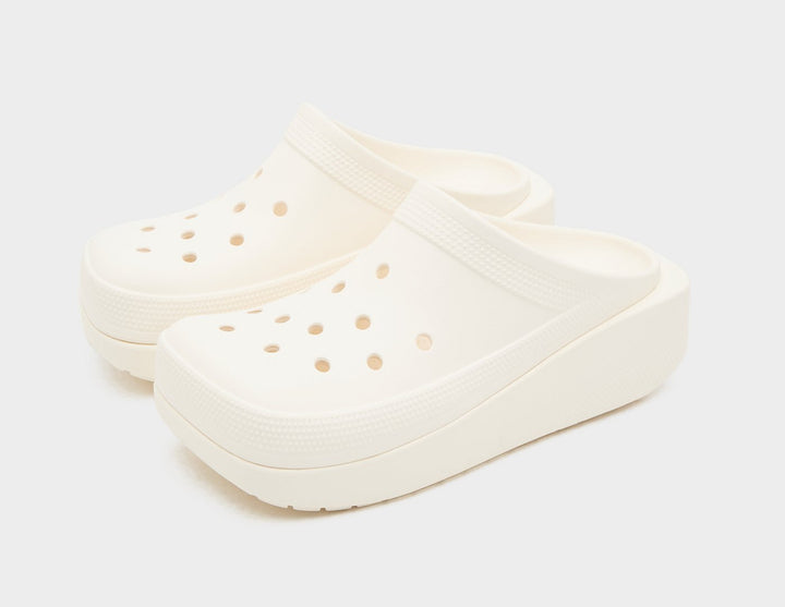 CROCS BLUNT TOE CLOG WHITE