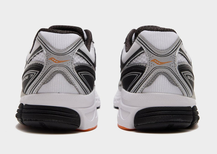 SAUCONY PROGRID GUIDE 7 WHITE SILVER ORANGE