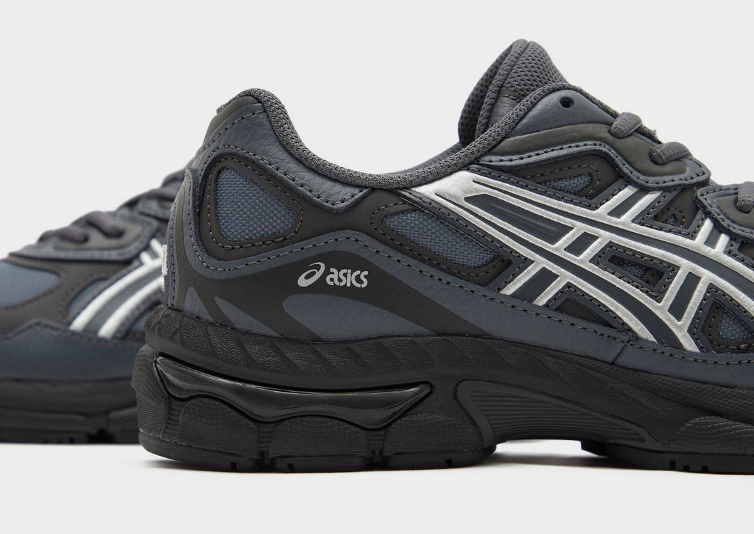 ASICS GEL-NYC LEATHER DARK GREY BLACK GS