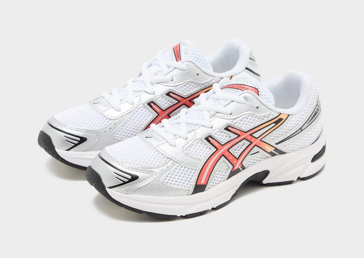 ASICS GEL-1130 WHITE METALLIC SILVER RED GS
