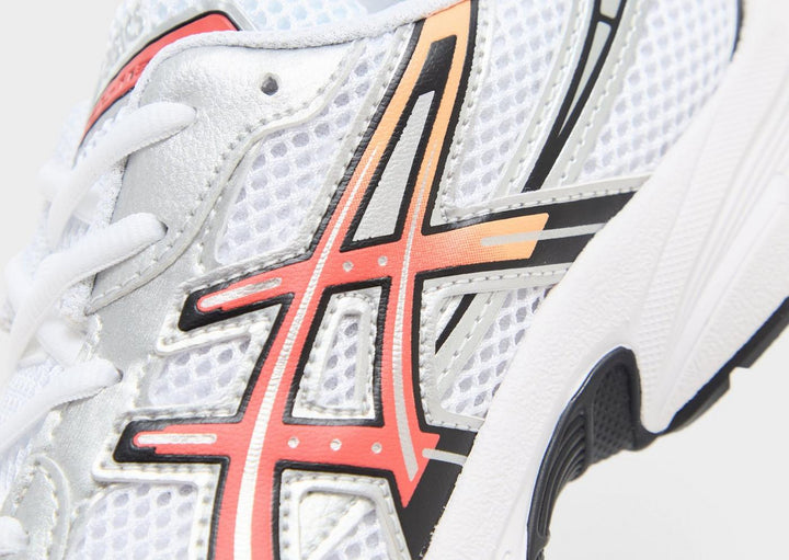 ASICS GEL-1130 WHITE METALLIC SILVER RED GS