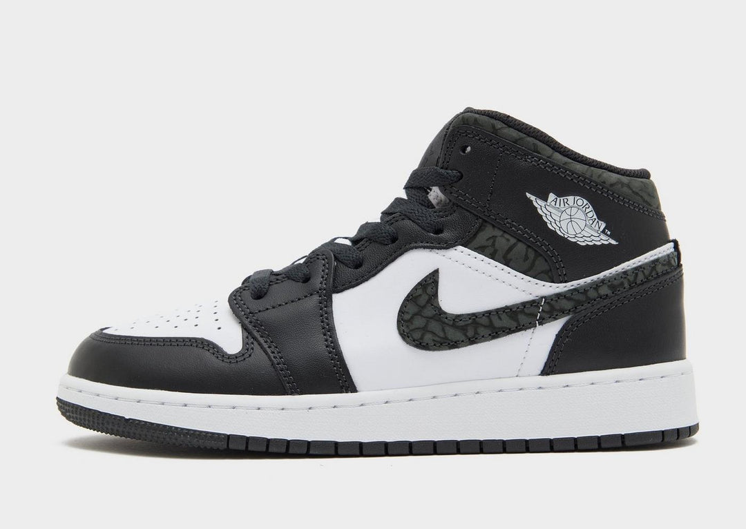 JORDAN AIR 1 MID OFF NOIR WHITE GS