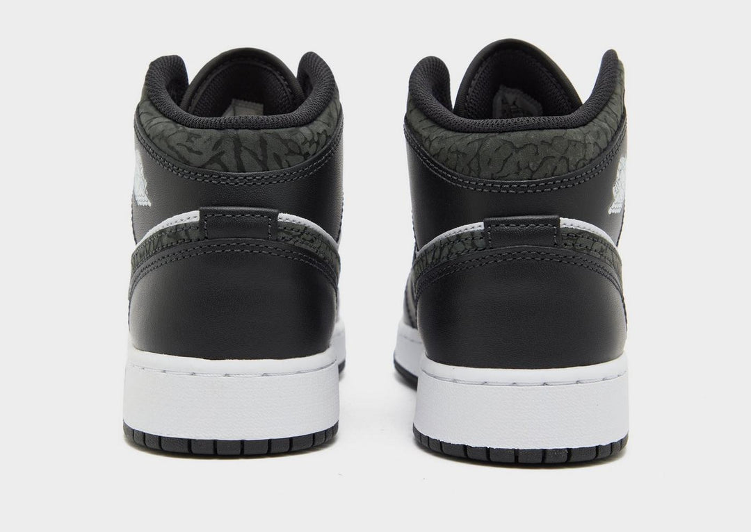 JORDAN AIR 1 MID OFF NOIR WHITE GS