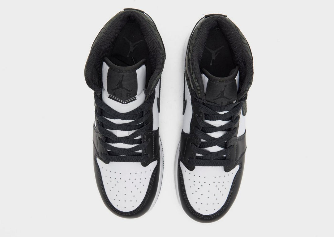 JORDAN AIR 1 MID OFF NOIR WHITE GS