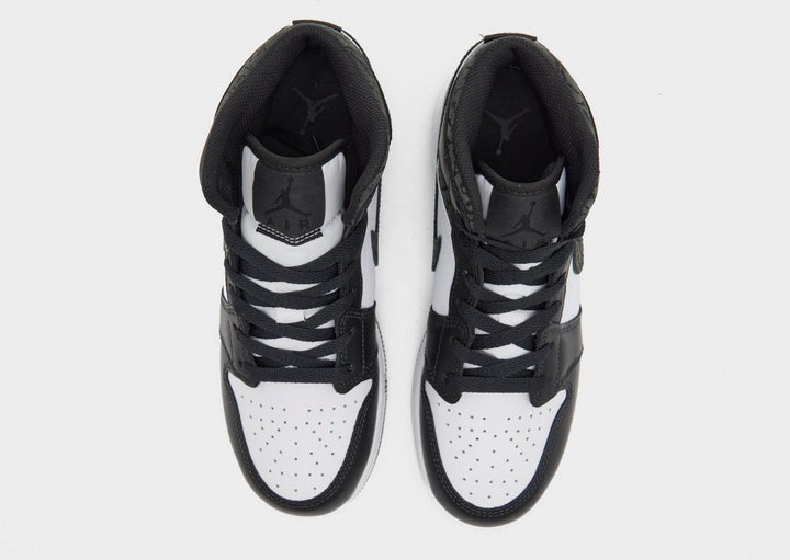 JORDAN AIR 1 MID OFF NOIR WHITE GS