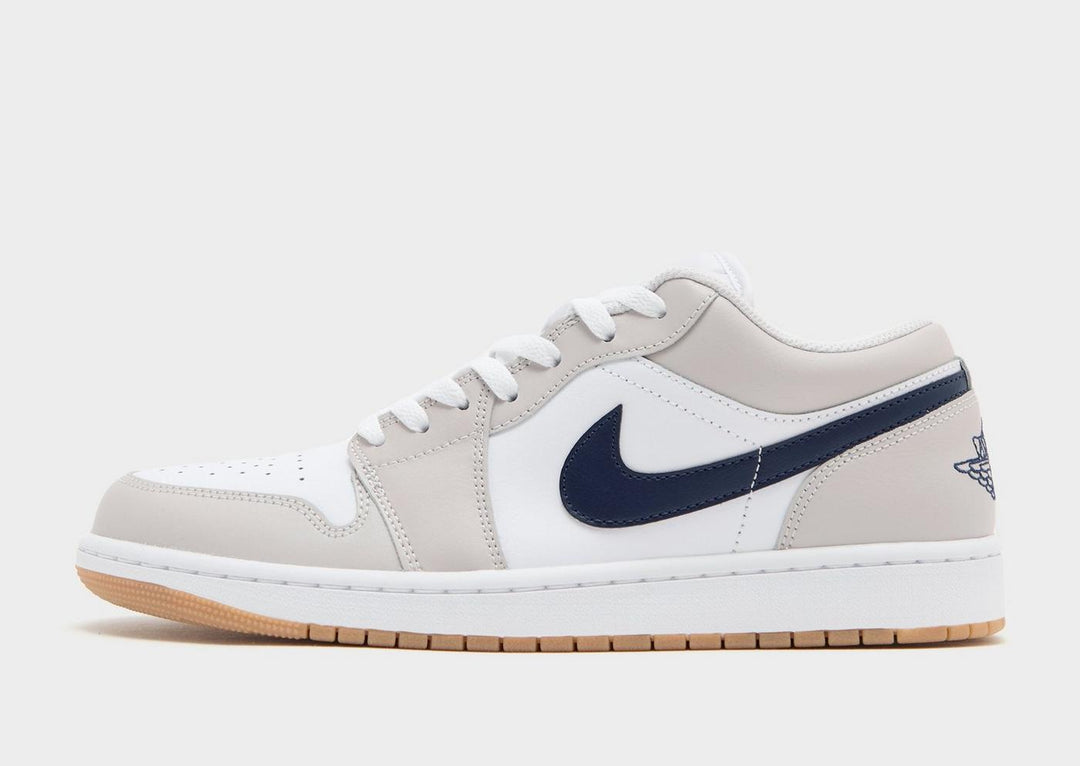 JORDAN AIR 1 LOW WHITE NEUTRAL GREY GUM