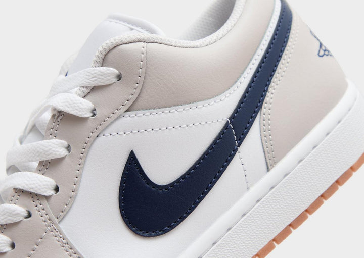 JORDAN AIR 1 LOW WHITE NEUTRAL GREY GUM
