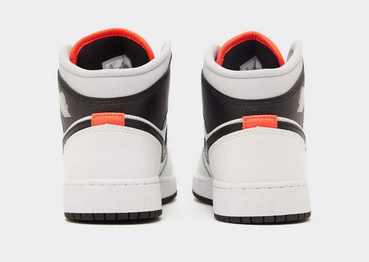 JORDAN AIR 1 MID SUMMIT WHITE BLACK INFRARED GS