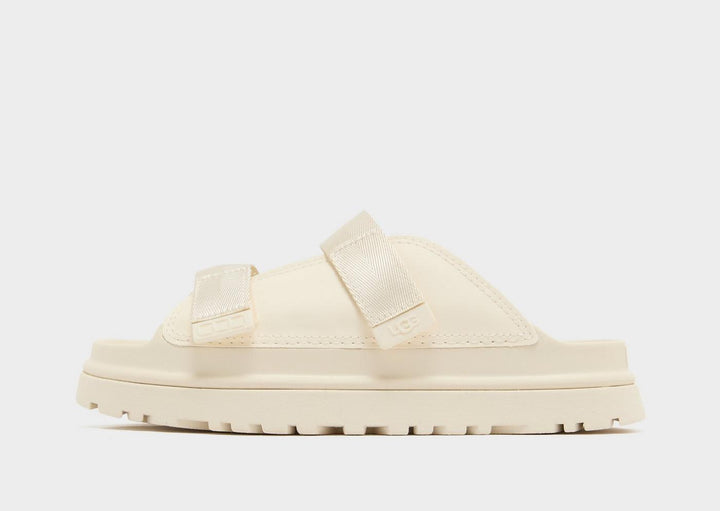 UGG GOLDENGLOW SLIDES WHITE GS