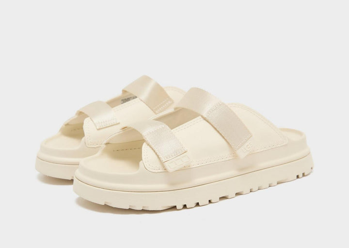 UGG GOLDENGLOW SLIDES WHITE GS