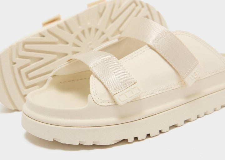 UGG GOLDENGLOW SLIDES WHITE GS