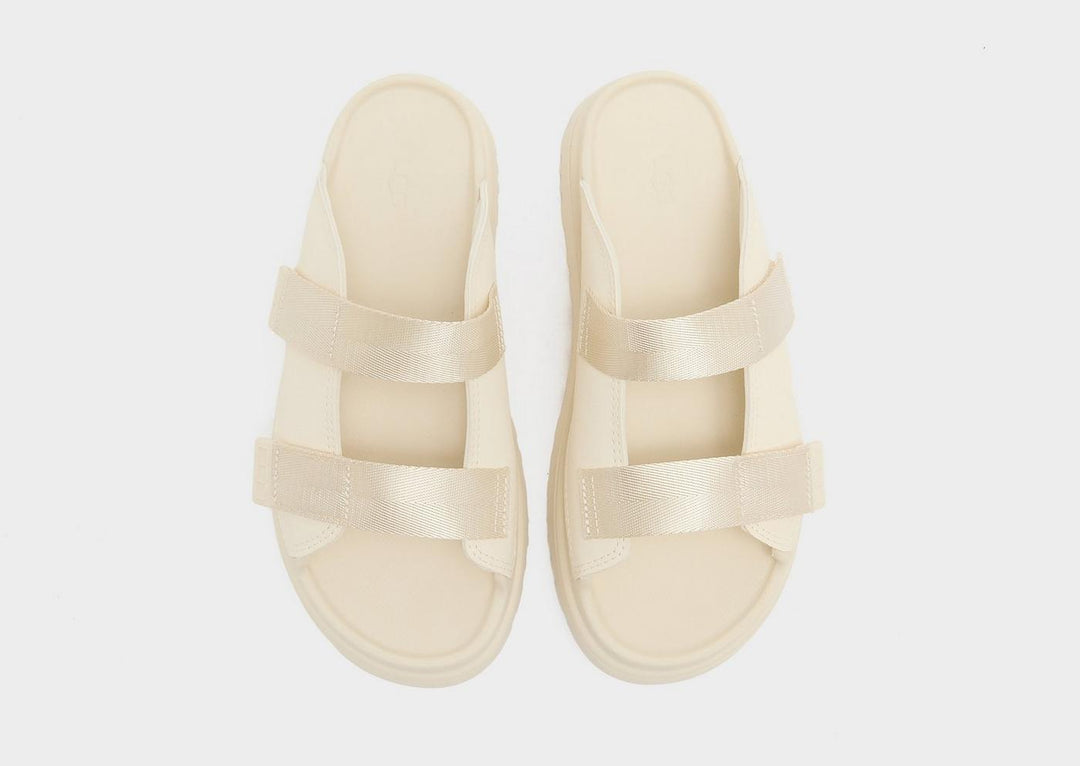 UGG GOLDENGLOW SLIDES WHITE GS