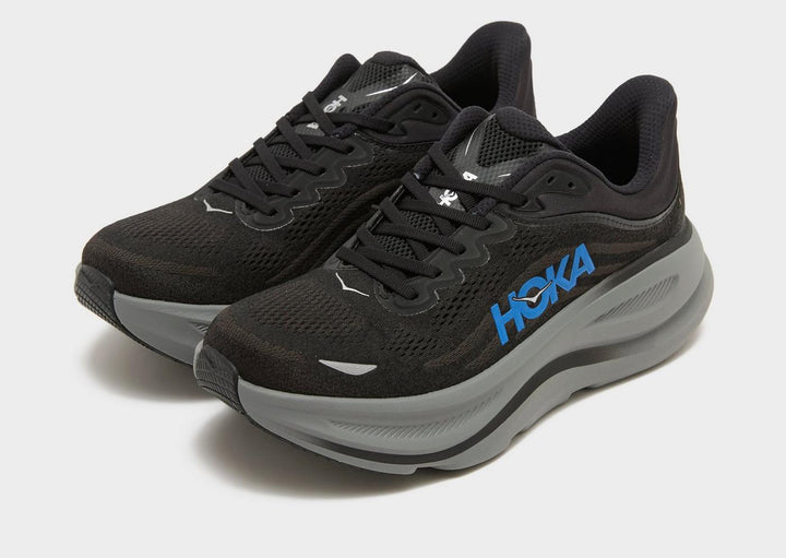 HOKA BONDI 9 BLACK BLUE