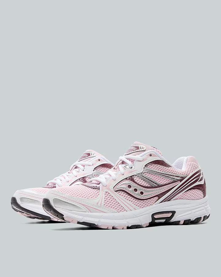 SAUCONY WOMENS GRID LEGACY TRAINER SILK / WHITE