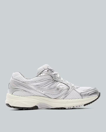 SAUCONY WOMENS GRID LEGACY TRAINER FOG / SILVER