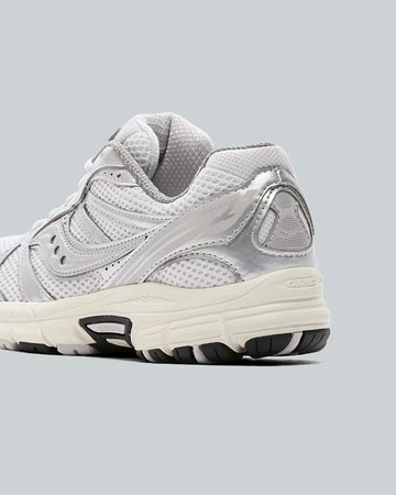 SAUCONY WOMENS GRID LEGACY TRAINER FOG / SILVER