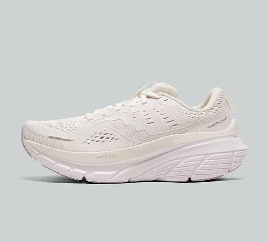 SAUCONY WOMENS GUIDE 18 TRAINER IVORY