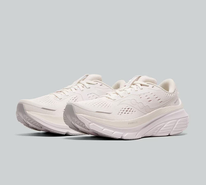 SAUCONY WOMENS GUIDE 18 TRAINER IVORY