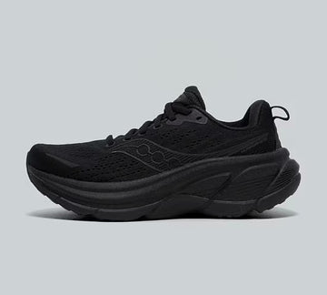 SAUCONY WOMENS HURRICANE 25 RUNNING TRAINER TRIPLE BLACK