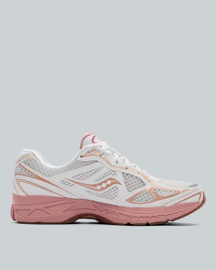 SAUCONY PROGRID GUIDE 7 TRAINER WHITE / PEACH