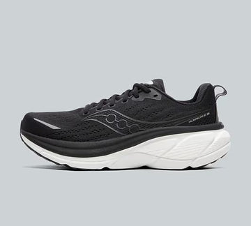 SAUCONY HURRICANE 25 RUNNING TRAINER BLACK / WHITE