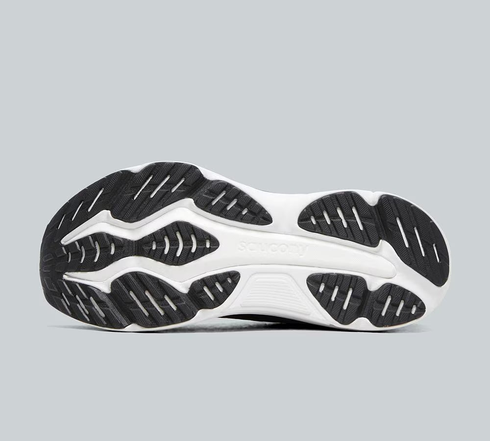 SAUCONY HURRICANE 25 RUNNING TRAINER BLACK / WHITE